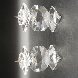 Vintage Swarovski Crystal Candle Holders.